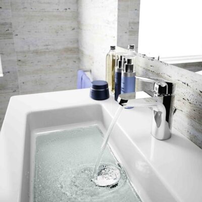 Ideal Standard CeraFlex wastafelkraan Grande met trekstang-afvoergarnituur chroom B1713AA 11 Ideal Standard CeraFlex wastafelkraan Grande met trekstang-afvoergarnituur chroom B1713AA 11