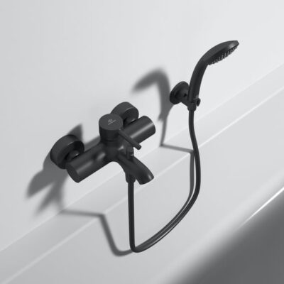 Ideal Standard Ceraline eengreeps opbouw badmengkraan 2 verbruikers mat-zwart BC199XG 4