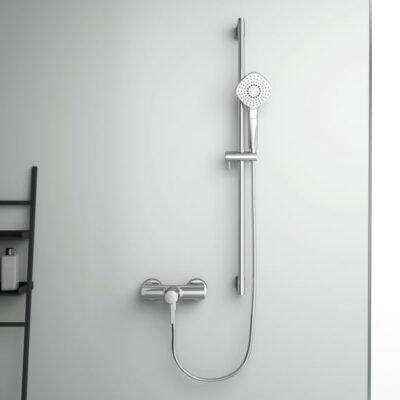 Ideal Standard Ceraline eengreeps opbouw douchemengkraan 1 verbruiker chroom BC200AA 5