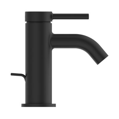 Ideal Standard Ceraline Nuovo wastafelkraan met trekstang-afvoergarnituur mat-zwart BD845XG 4