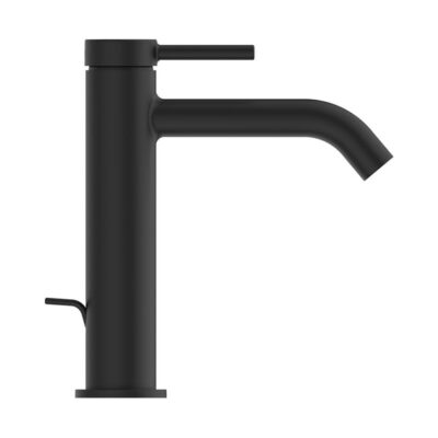 Ideal Standard Ceraline Nuovo wastafelkraan met trekstang-afvoergarnituur mat-zwart BD847XG 4