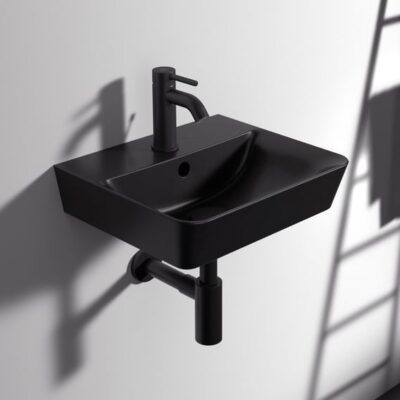 Ideal Standard Ceraline wastafelkraan met trekstang-afvoergarnituur mat-zwart BC193XG 6