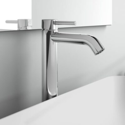 Ideal Standard Ceraline wastafelkraan met verhoogde kraanlichaam chroom BC269AA 11 Ideal Standard Ceraline wastafelkraan met verhoogde kraanlichaam chroom BC269AA 11