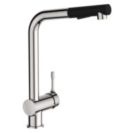 Ideal Standard Ceralook eengreeps keukenmengkraan draaibaar uittrekbaar edelstaal finish BC178GN Ideal Standard Ceralook eengreeps keukenmengkraan draaibaar uittrekbaar edelstaal finish BC178GN
