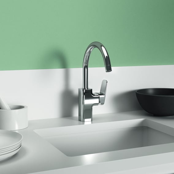 Ideal Standard Ceraplan Flexibele Draaibare Uittrekbare Keukenmengkraan 2-standen Chroom BD338AA 3 Ideal Standard Ceraplan Flexibele Draaibare Uittrekbare Keukenmengkraan 2-standen Chroom BD338AA 3