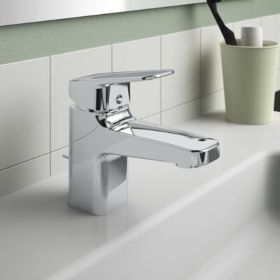 Ideal Standard CeraPlan wastafelkraan BlueStart met trekstang-afvoergarnituur chroom BD205AA 9 Ideal Standard CeraPlan wastafelkraan BlueStart met trekstang-afvoergarnituur chroom BD205AA 9