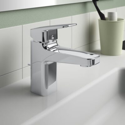 Ideal Standard CeraPlan wastafelkraan BlueStart met trekstang afvoergarnituur chroom BD215AA 4