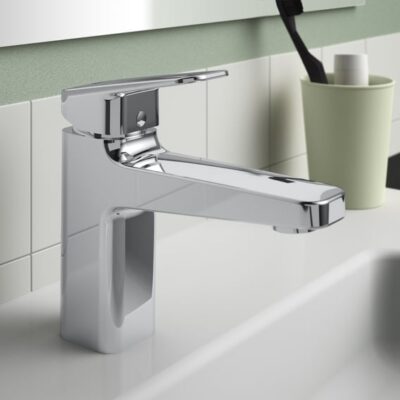 Ideal Standard CeraPlan wastafelkraan met afsluitbare afvoerplug push open chroom BD229AA 8 Ideal Standard CeraPlan wastafelkraan met afsluitbare afvoerplug push open chroom BD229AA 8