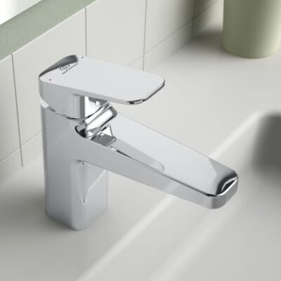 Ideal Standard CeraPlan wastafelkraan met afsluitbare afvoerplug push open chroom BD229AA 9 Ideal Standard CeraPlan wastafelkraan met afsluitbare afvoerplug push open chroom BD229AA 9