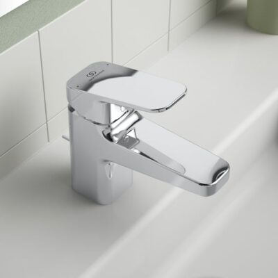 Ideal Standard CeraPlan wastafelkraan met trekstang-afvoergarnituur chroom BD273AA 10 Ideal Standard CeraPlan wastafelkraan met trekstang-afvoergarnituur chroom BD273AA 10