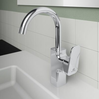 Ideal Standard CeraPlan wastafelkraan met trekstang-afvoergarnituur chroom BD235AA 4