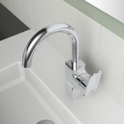 Ideal Standard CeraPlan wastafelkraan met trekstang-afvoergarnituur chroom BD235AA 5