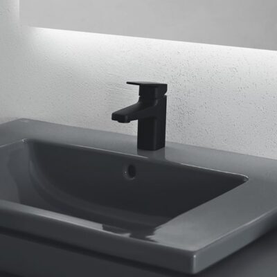 Ideal Standard CeraPlan wastafelkraan met trekstang-afvoergarnituur mat-zwart BD214XG 5