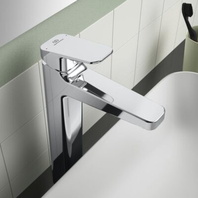 Ideal Standard CeraPlan wastafelkraan met verhoogde kraanlichaam chroom BD236AA 5