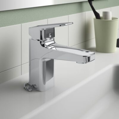 Ideal Standard CeraPlan wastafelkraan met verzinkbare ketting chroom BD210AA 8 Ideal Standard CeraPlan wastafelkraan met verzinkbare ketting chroom BD210AA 8