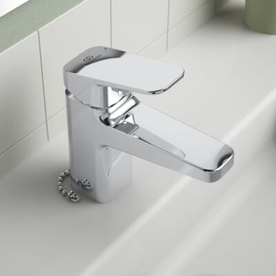 Ideal Standard CeraPlan wastafelkraan met verzinkbare ketting chroom BD210AA 9 Ideal Standard CeraPlan wastafelkraan met verzinkbare ketting chroom BD210AA 9