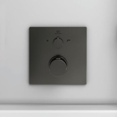 Ideal Standard Ceratherm C100 thermostaat voor bad & douche 2 verbruikers grijs magnetisch A7523A5 4