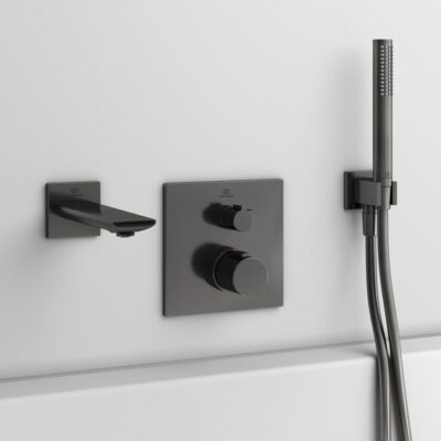 Ideal Standard Ceratherm C100 thermostaat voor bad & douche 2 verbruikers grijs magnetisch A7523A5 5