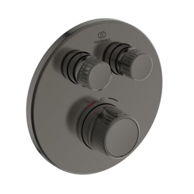 Ideal Standard Ceratherm Navigo thermostaat voor bad & douche 2 verbruikers grijs magnetisch A7296A5 6