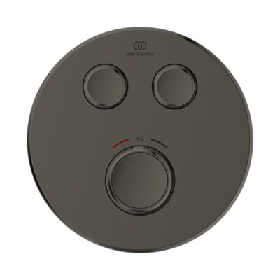 Ideal Standard Ceratherm Navigo thermostaat voor bad & douche 2 verbruikers grijs magnetisch A7296A5 7