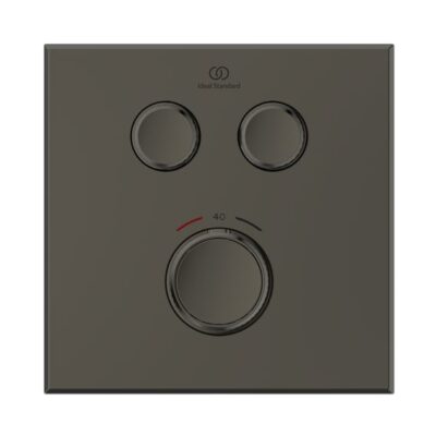 Ideal Standard Ceratherm Navigo thermostaat voor bad & douche 2 verbruikers grijs magnetisch A7302A5 8