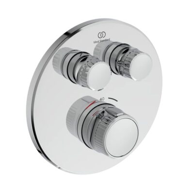 Ideal Standard Ceratherm Navigo thermostaat voor bad & douche 2 verbruikers chroom A7296AA 9