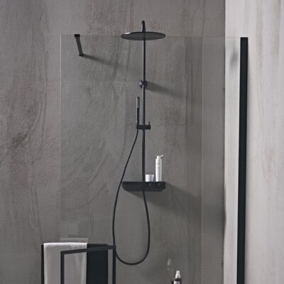 Ideal Standard Ceratherm S200 thermostatische opbouw regendoucheset Ø300 mm mat-zwart A7631XG 5