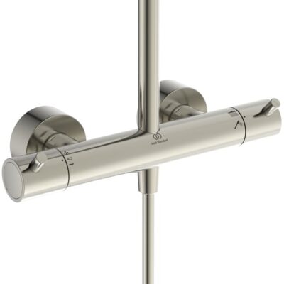 Ideal Standard Ceratherm T125 thermostatische opbouw regendoucheset Ø300 mm zilver storm A7689GN 6