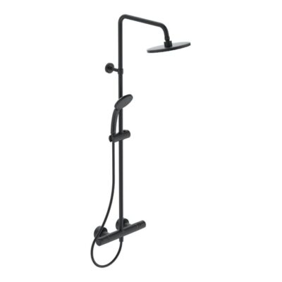 Ideal Standard Ceratherm T25 thermostatische opbouw regendoucheset Ø200 mm mat-zwart A7545XG 5