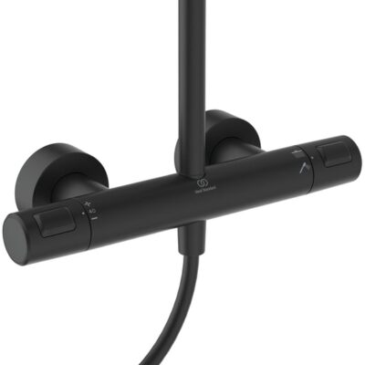 Ideal Standard Ceratherm T25 thermostatische opbouw regendoucheset Ø260 mm mat-zwart A7210XG 5