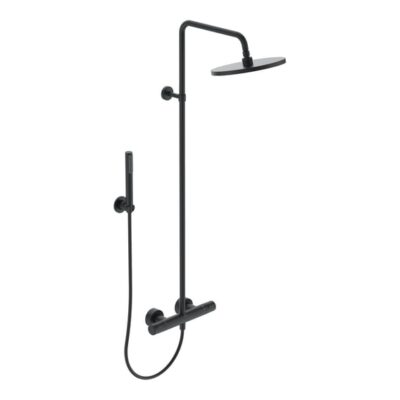 Ideal Standard Ceratherm T25 thermostatische opbouw regendoucheset Ø300 mm mat-zwart BC748XG 5