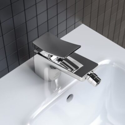 Ideal Standard Conca bidetkraan met trekstang afvoergarnituur chroom BC760AA 4