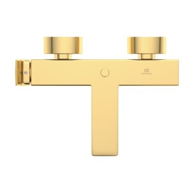 Ideal Standard Conca eengreeps opbouw badmengkraan 2 verbruikers goud geborsteld BC762A2 5