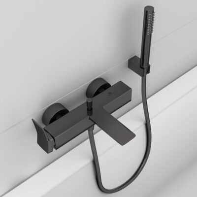 Ideal Standard Conca eengreeps opbouw badmengkraan 2 verbruikers grijs magnetisch BC763A5 4