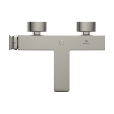 Ideal Standard Conca eengreeps opbouw badmengkraan 2 verbruikers zilver storm BC762GN 5