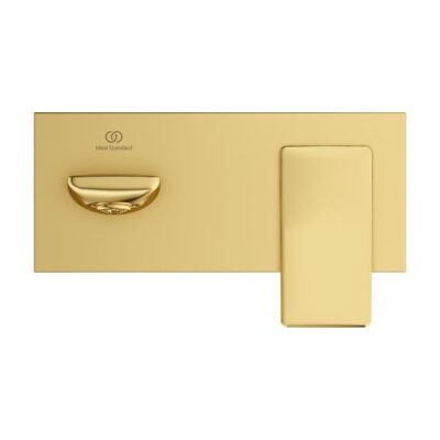 Ideal Standard Conca wastafelkraan goud geborsteld A7371A2 8