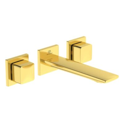 Ideal Standard Conca wastafelkraan goud geborsteld A7445A2 6
