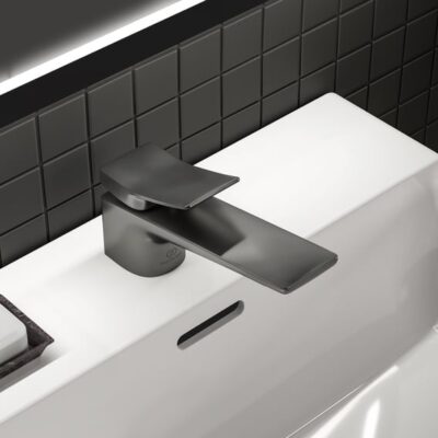 Ideal Standard Conca wastafelkraan grijs magnetisch BC754A5 4