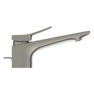 Ideal Standard Conca wastafelkraan met trekstang-afvoergarnituur zilver storm BC753GN 6