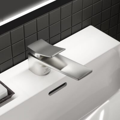 Ideal Standard Conca wastafelkraan zilver storm BC754GN 4