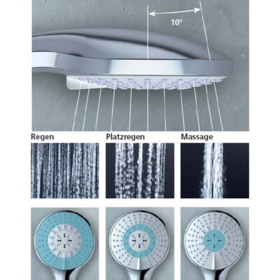 Ideal Standard Idealrain Handdouche 3 straalsoorten chroom B9401AA 6