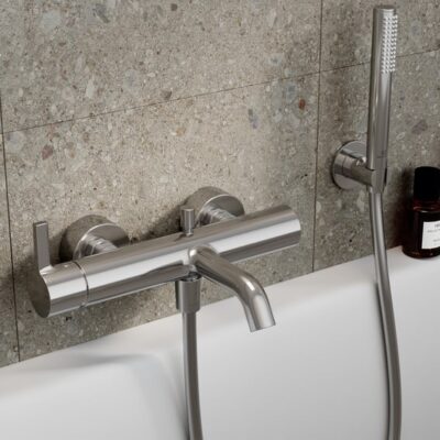 Ideal Standard Joy eengreeps opbouw badmengkraan 2 verbruikers chroom BC786AA 4