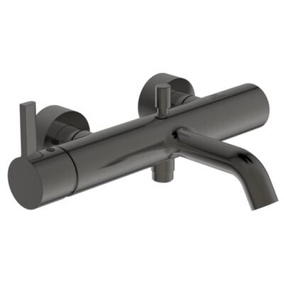 Ideal Standard Joy eengreeps opbouw badmengkraan 2 verbruikers grijs magnetisch BC786A5 5