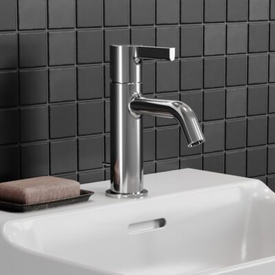 Ideal Standard Joy wastafelkraan met trekstang-afvoergarnituur chroom BC775AA 4