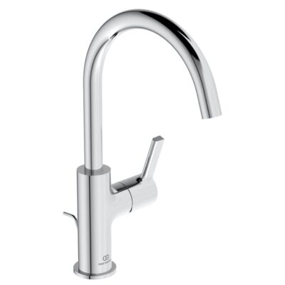 Ideal Standard Joy wastafelkraan met trekstang-afvoergarnituur chroom BC777AA 4