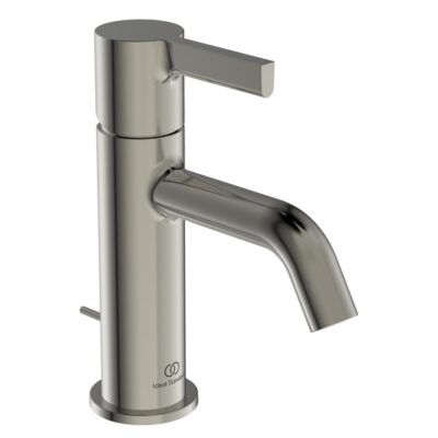 Ideal Standard Joy wastafelkraan met trekstang-afvoergarnituur zilver storm BC775GN 4