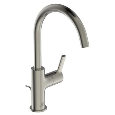 Ideal Standard Joy wastafelkraan met trekstang-afvoergarnituur zilver storm BC777GN 7 Ideal Standard Joy wastafelkraan met trekstang-afvoergarnituur zilver storm BC777GN 7