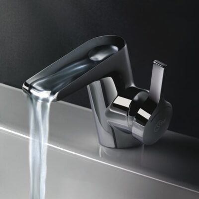 Ideal Standard Melange wastafelkraan met trekstang-afvoergarnituur chroom B8630AA 4