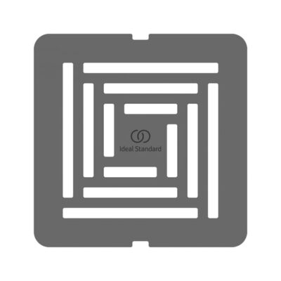 Ideal Standard Ultra Flat S afdekking voor afvoergarnituren donker grijs T5635FS 4