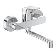 Ideal Standaard Ceraflex wandkeukenmengkraan draaibaar chroom B1730AA